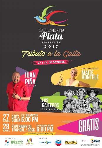 Afiche Festival Golondrina de Plata 2017